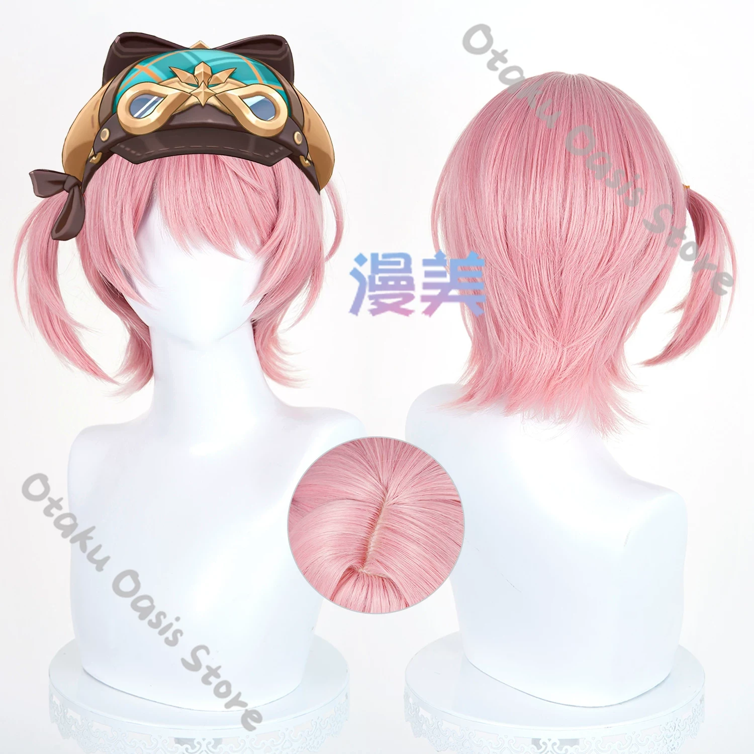 Cosplay Anime Expo - Genshin Impact Charlotte Wigs Cosplay Periwig