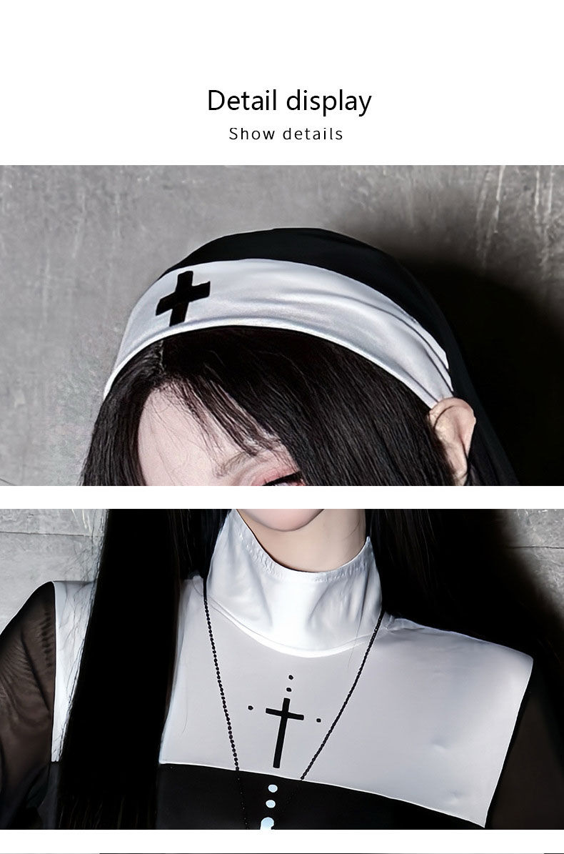 2026 Halloween adult costume c - đánh giá và giá Anime Cosplay Nun