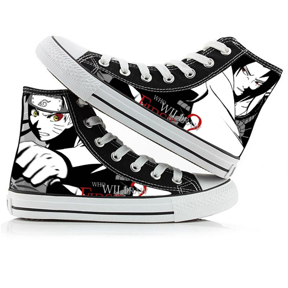 Naruto Uzumaki High-Top Canvas - đánh giá và giá Anime Cosplay Ideas Girl