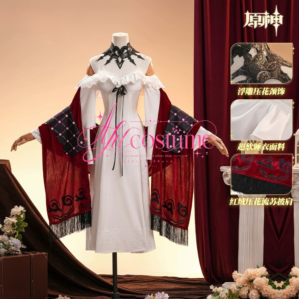 Genshin Impact La Signora Rosa - đánh giá và giá Anime Cosplay Photo