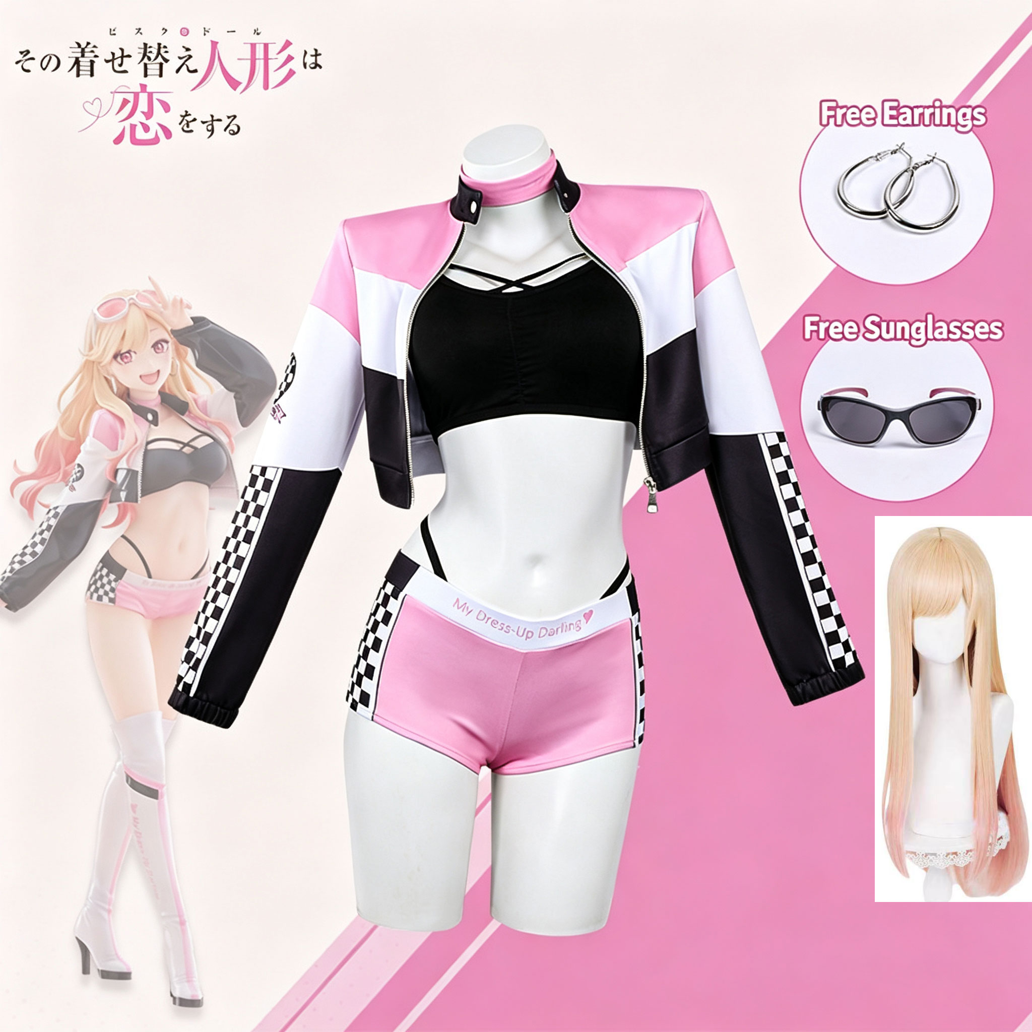 Anime My Dress Up Darling Wig  - đánh giá và giá Anime Cosplay Marin
