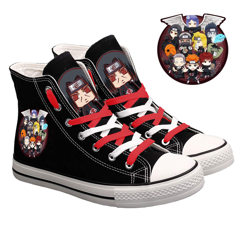 Naruto Uzumaki High-Top Canvas - đánh giá và giá Anime Cosplay Ideas Girl