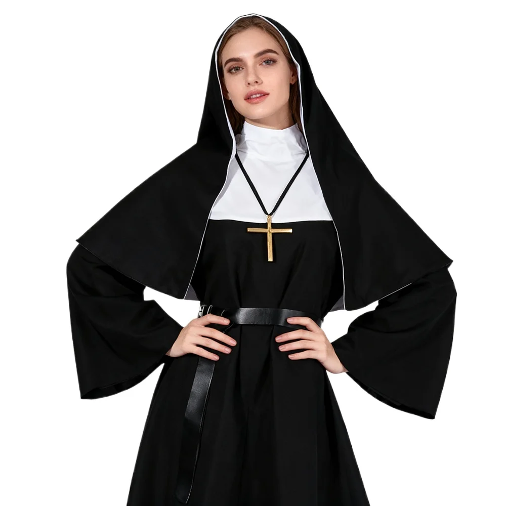 Halloween Nun Cosplay CostumeT - đánh giá và giá Anime Cosplay Nun