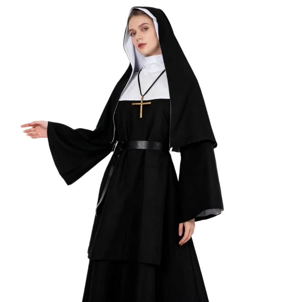 Halloween Nun Cosplay CostumeT - đánh giá và giá Anime Cosplay Nun