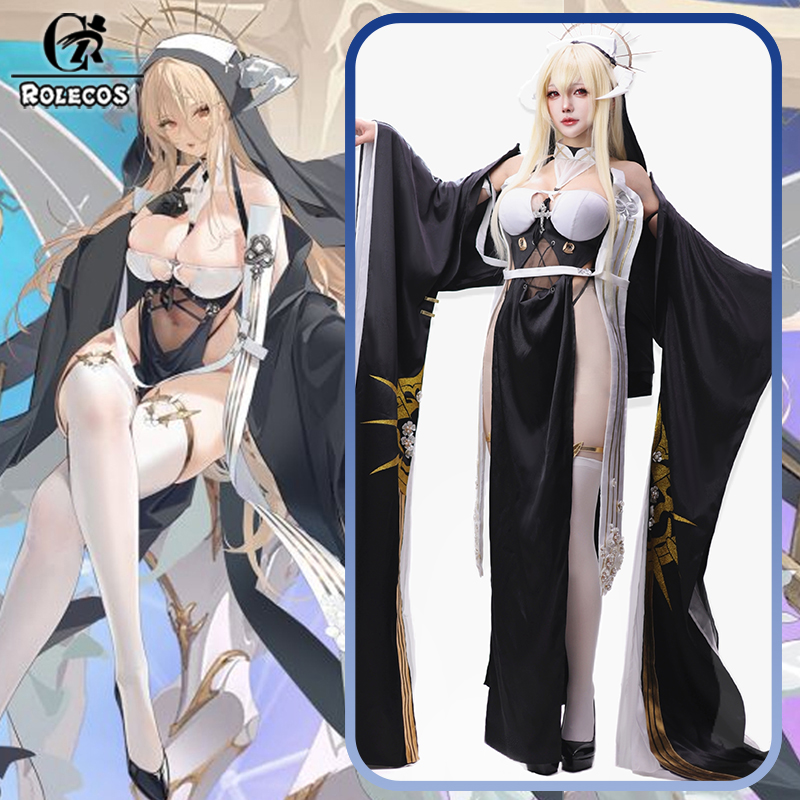ROLECOS Game Azur Lane HMS Imp - đánh giá và giá Anime Cosplay Nun