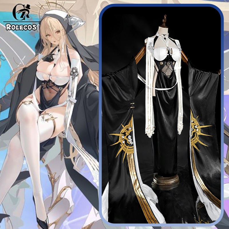 ROLECOS Game Azur Lane HMS Imp - đánh giá và giá Anime Cosplay Nun