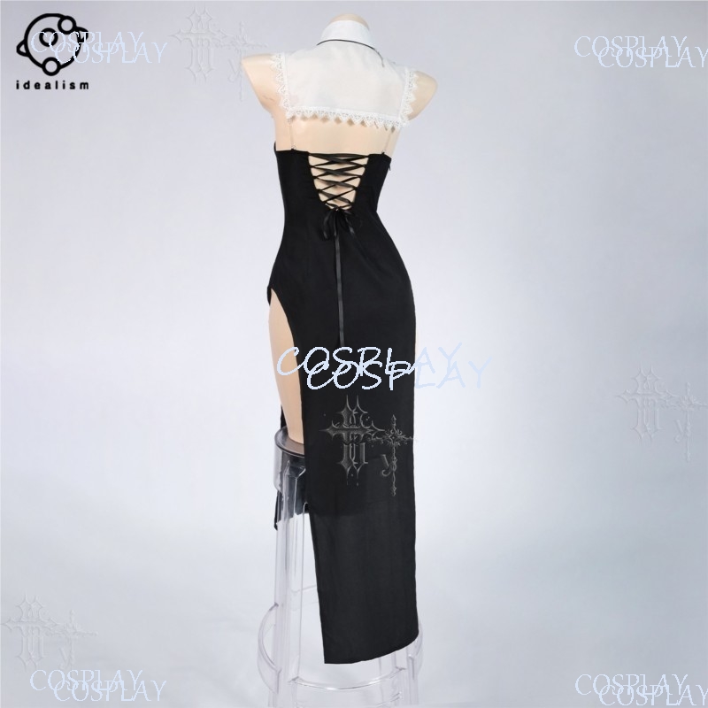High Slit Uniform Suit For Hal - đánh giá và giá Anime Cosplay Nun