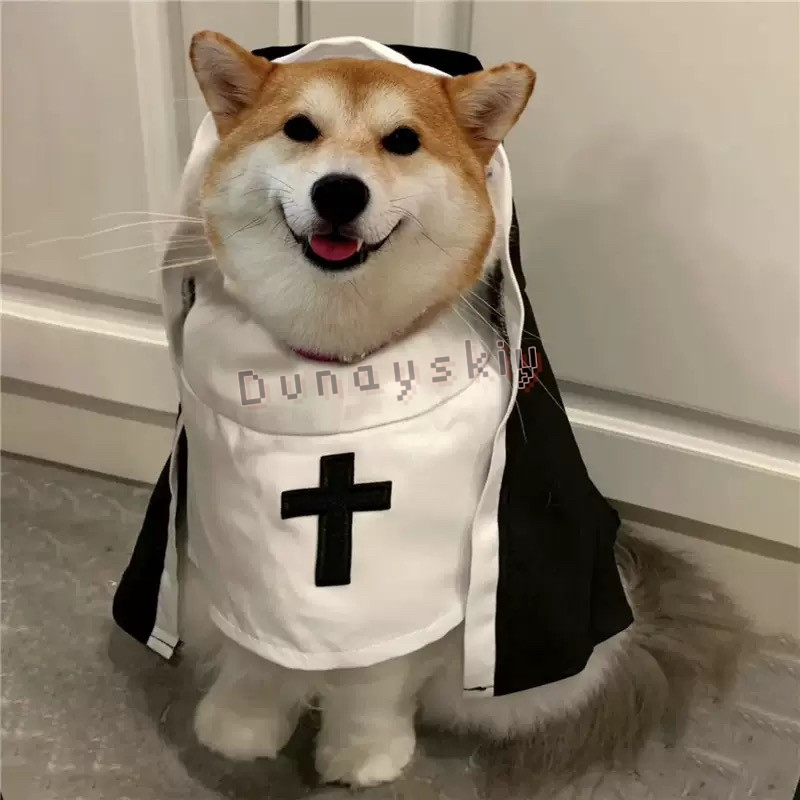 Christmas Pet Dog Cat Cosplay  - đánh giá và giá Anime Cosplay Nun